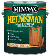 Minwax Helmsman 132250000 Spar Urethane Paint, Semi-Gloss, Liquid, 1 gal, Pail